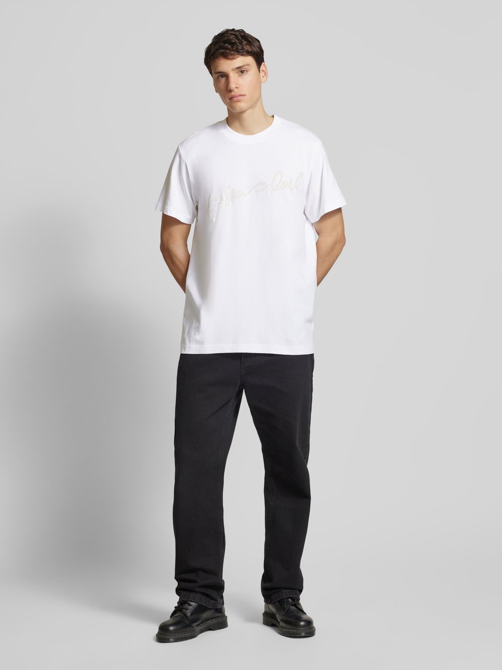 

Футболка свободного кроя с этикеткой, модель «Flock» G-Star Raw, белый