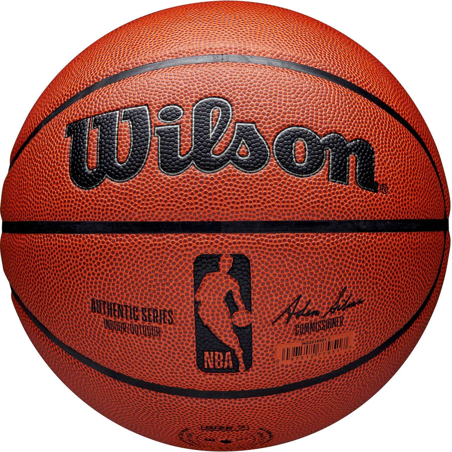 

WILSON Мяч 'NBA Authentic' в цвете Chestnut Brown