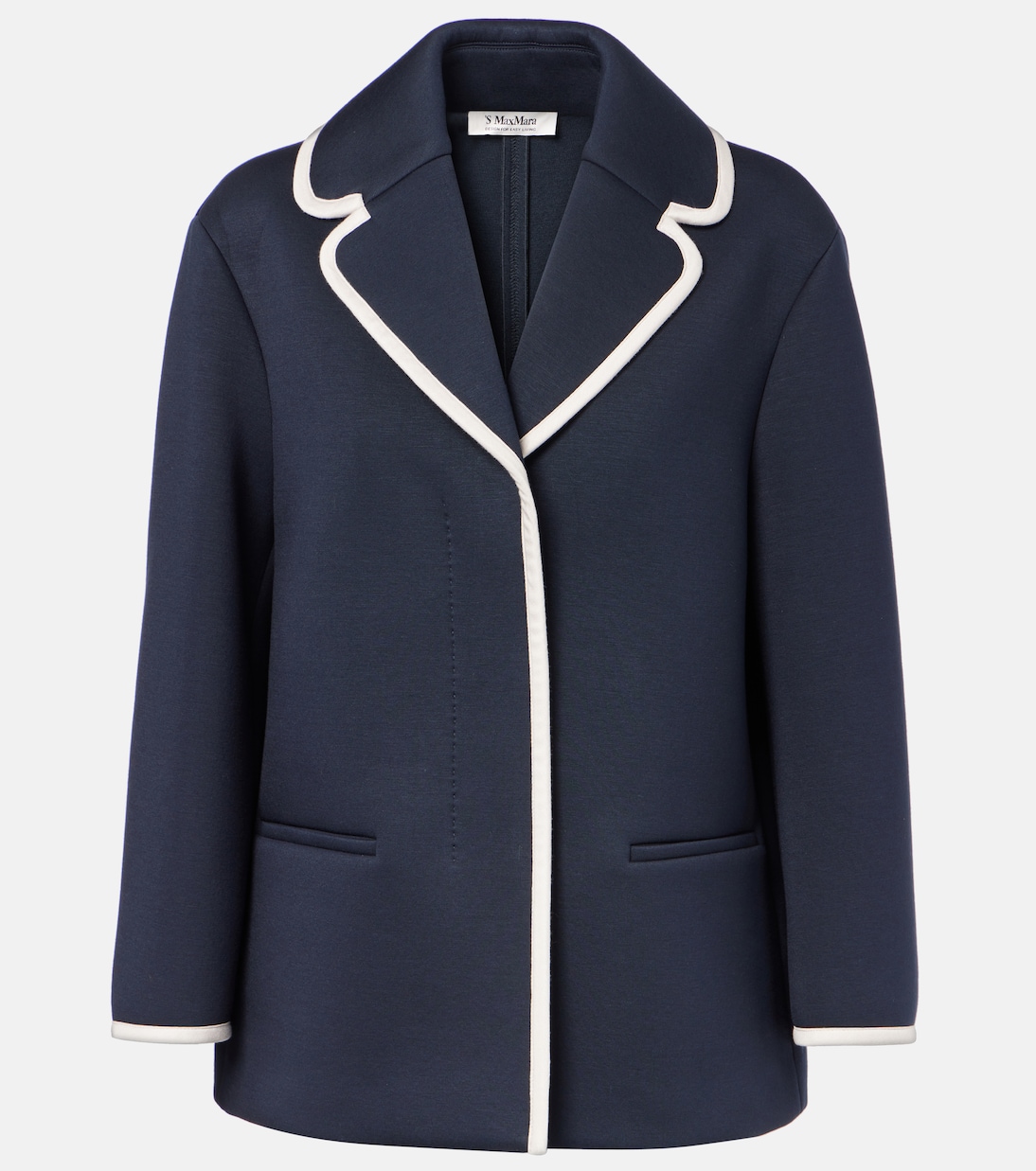 

Однобортный джерсейный блейзер S Max Mara, Classic Dark