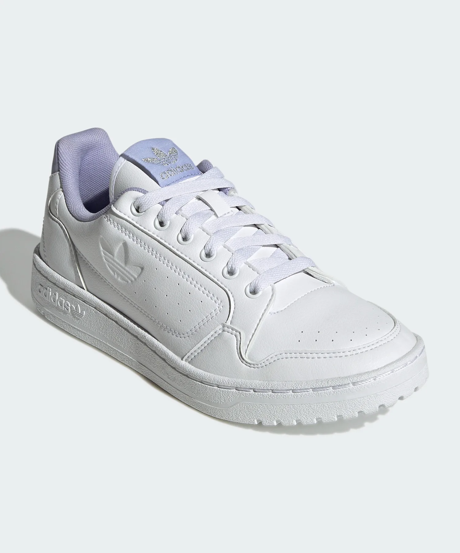 Белые кроссовки из синтетической кожи NY 90 adidas Originals белые — фото 4