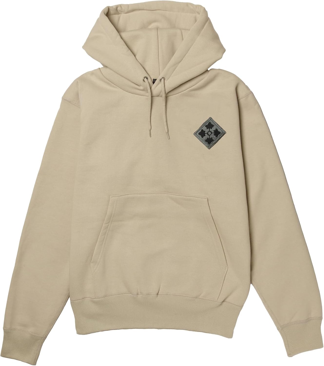 

Толстовка с капюшоном в стиле F, нашивка с гербом армии США, флисовая подкладка, пуловер, цвет: серый (stone) F-Style