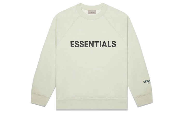 

Толстовка 3D Silicon Applique Crewneck Fear Of God Essentials, серо-зеленый