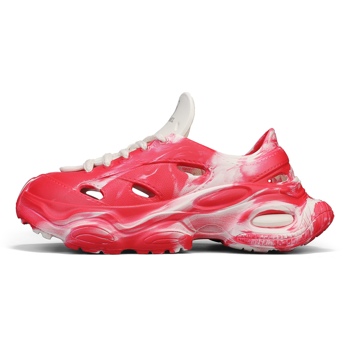 

VanCamel Клоги мужские вермильон с флуоресцентными шнурками и носками, цвет Vermilion (Comes with Fluorescent Shoelace+Socks)