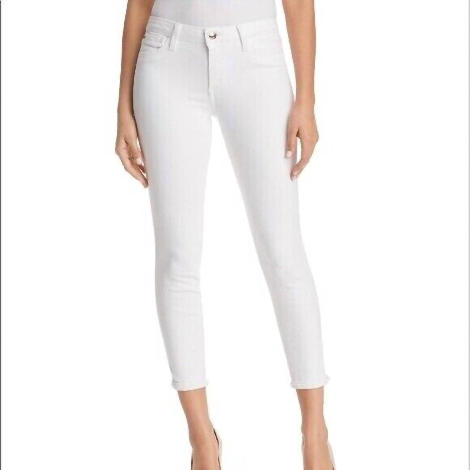 

Укороченные джинсы Icon Crop со средней посадкой, белого цвета JOE'S Jeans