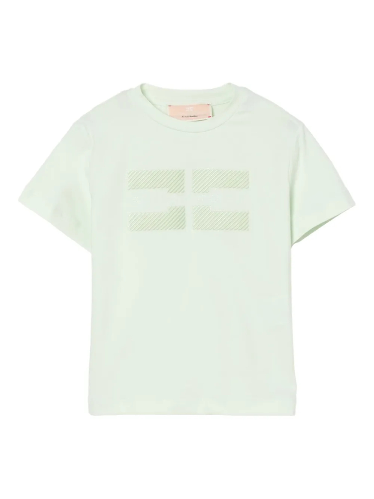 

Футболка из хлопка Elisabetta Franchi La Mia Bambina, зеленый