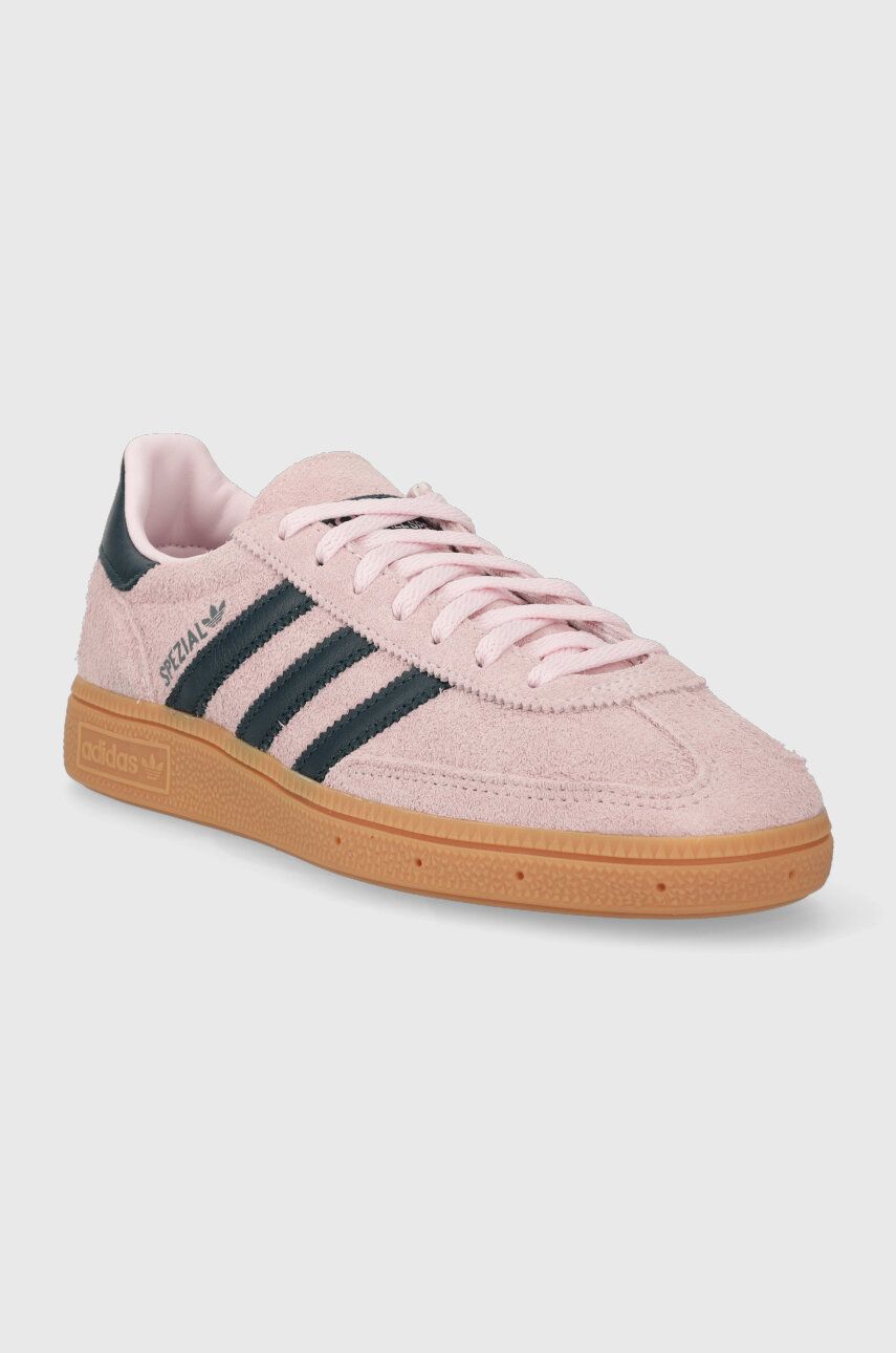 Кроссовки HANDBALL SPEZIAL замшевые adidas Originals, розовый — фото 3