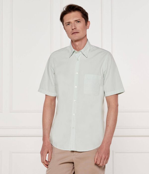 

Рубашка relegant_6-short_m Regular fit Boss Orange, голубой