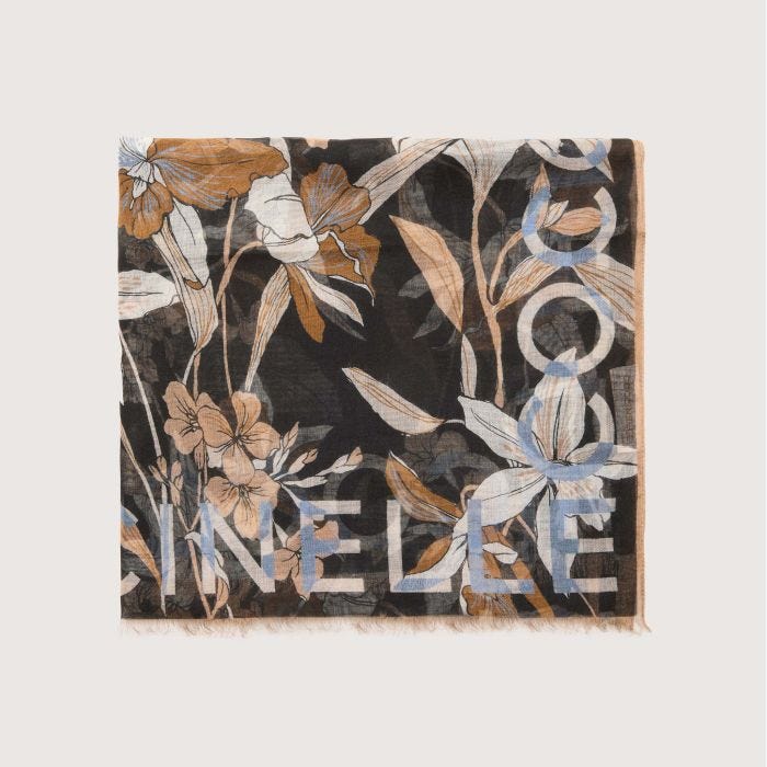 

Платок Coccinelle Jardin De Flores, цвет Multi Noir