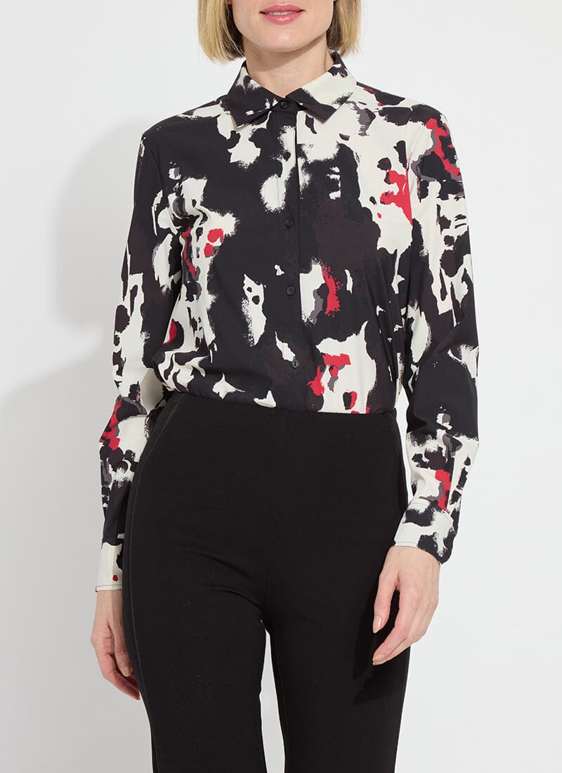 

Модная рубашка Connie Slim Button Down Lysse, цвет refined layers