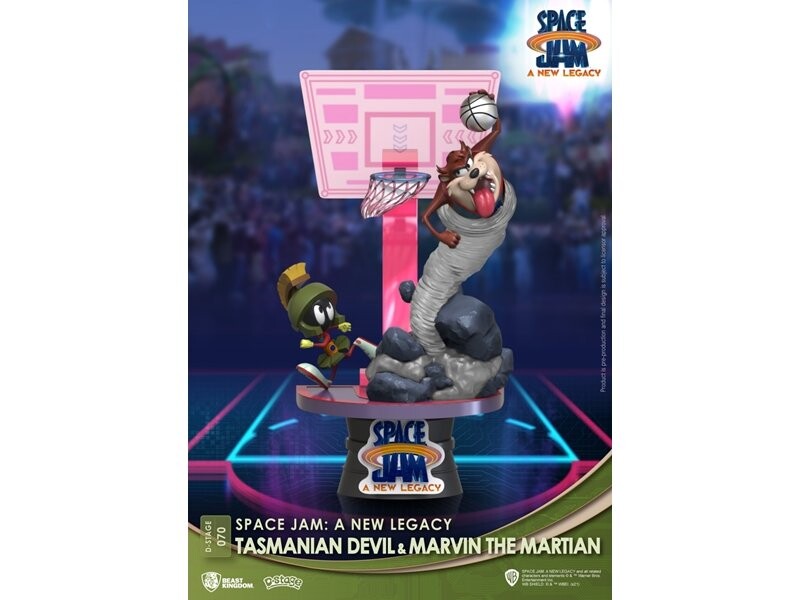 

Рисунок Dstage Space Jam 2 Taz Y Marvin El Marciano Диорама Inna marka