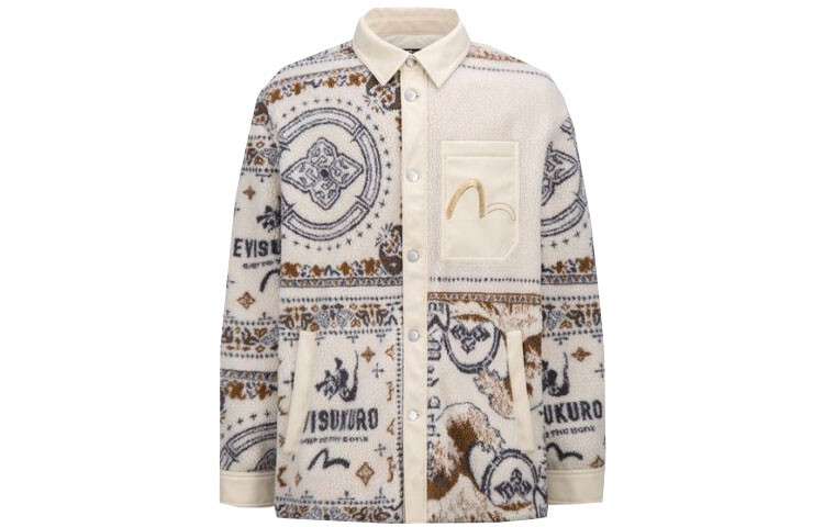 

Куртка мужская Off White Evisu, кремовый