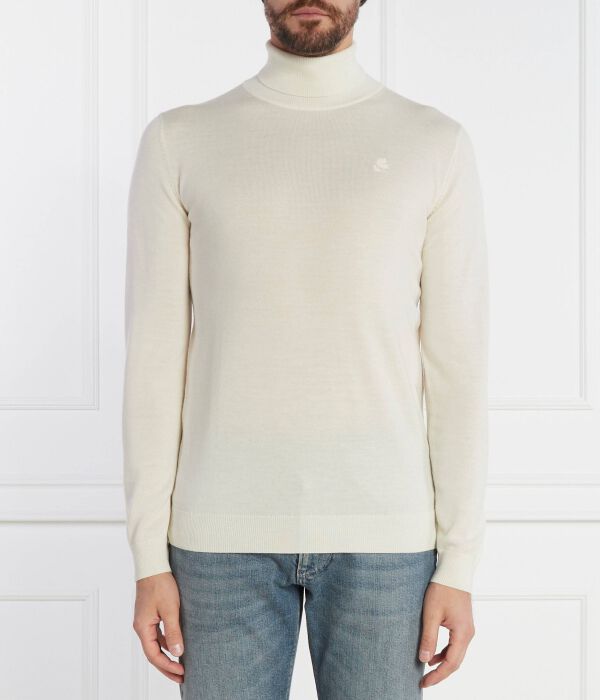 

Водолазка шерстяная Karl Lagerfeld Regular Fit, бежевый