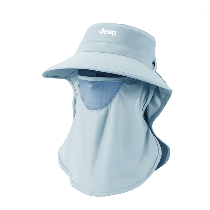 

Jeep Нейлоновая шляпа от солнца унисекс, Light Blue