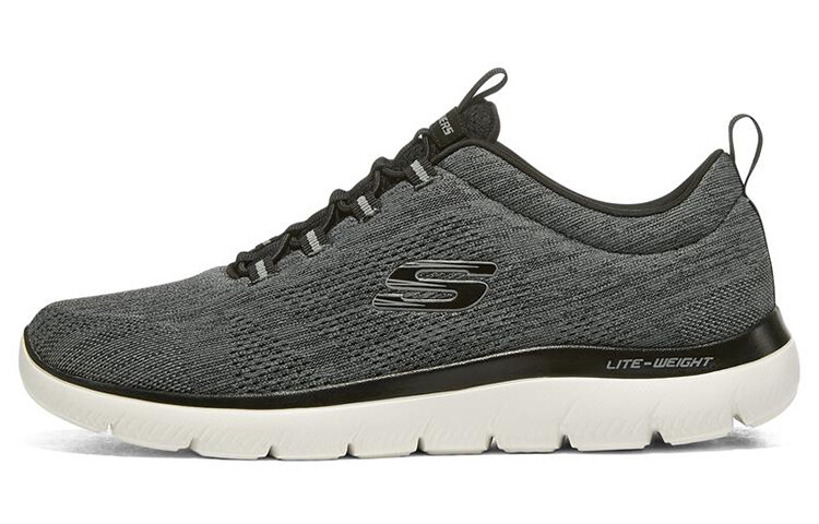 

Кроссовки для бега Summits мужские с низким верхом, черные/белые Skechers