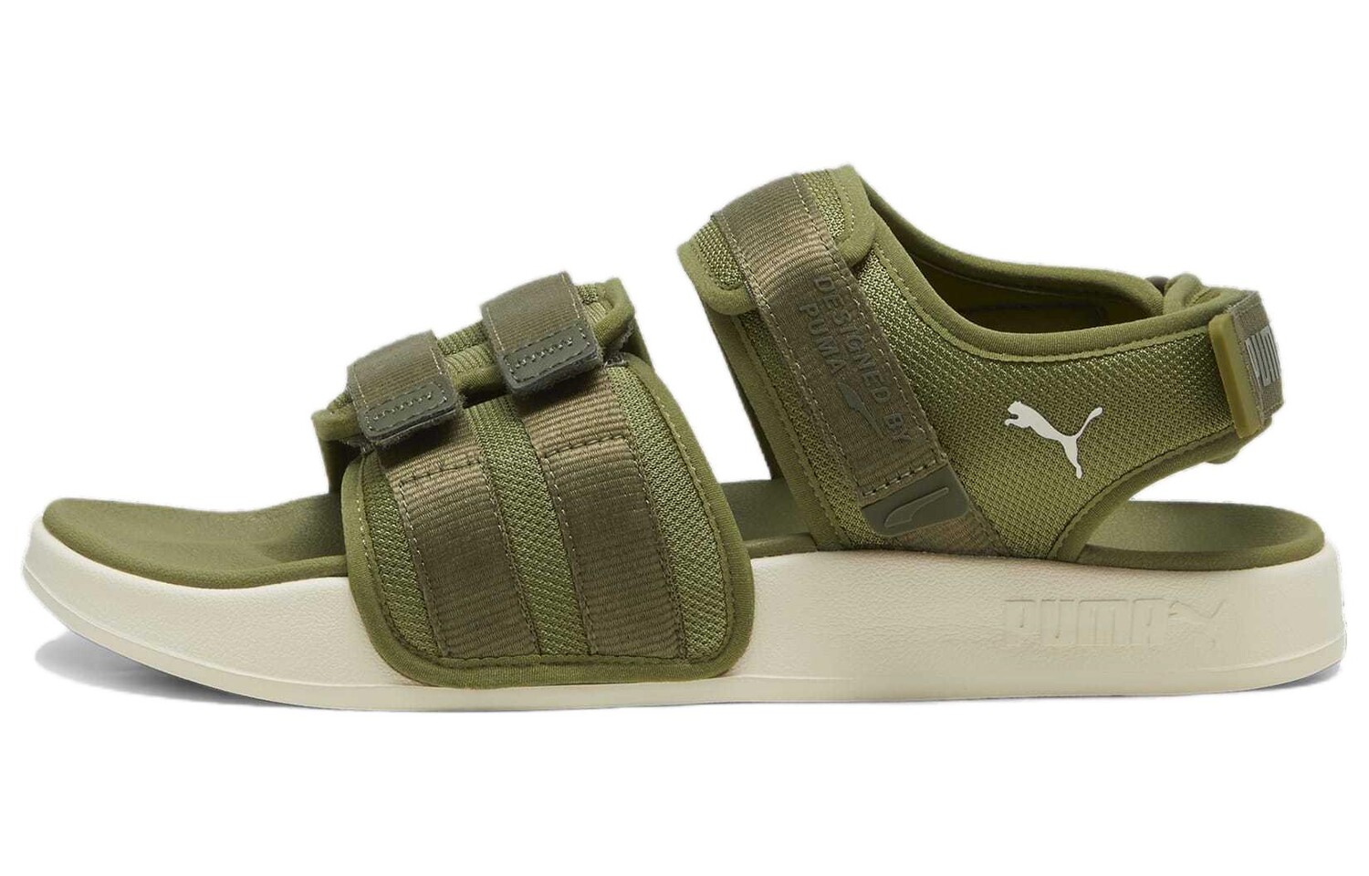 Пляжные сандалии Leadcat унисекс оливково-зеленого цвета Puma