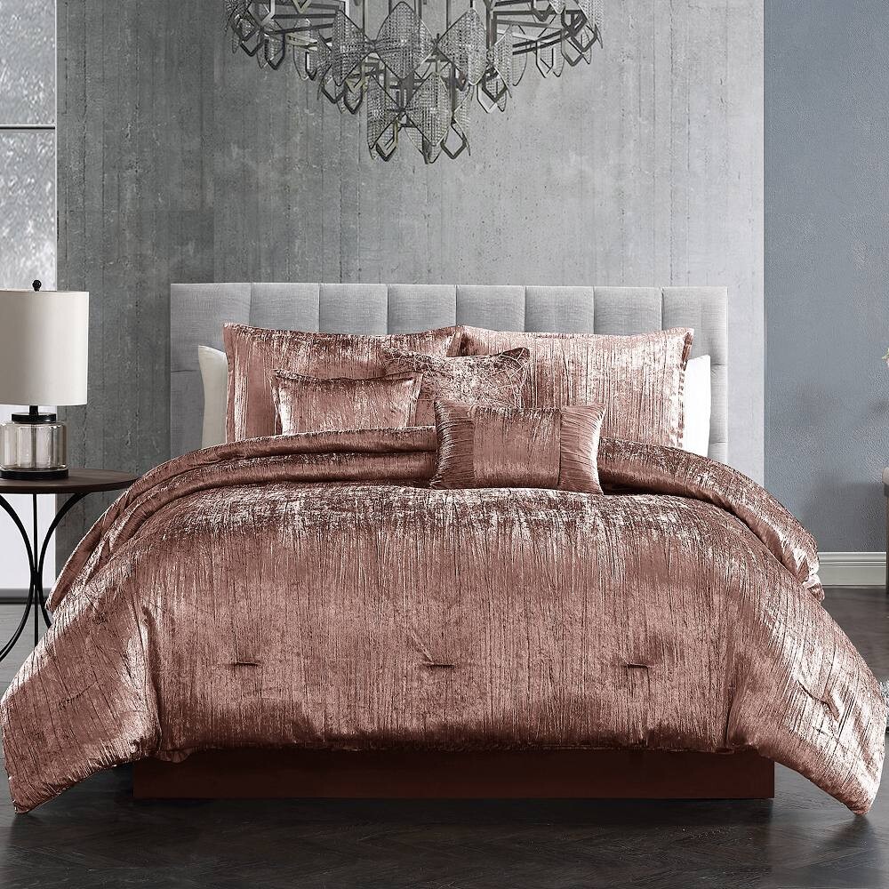 

Комплект одеял Riverbrook Home Turin из 6 предметов с накидками, цвет Blush