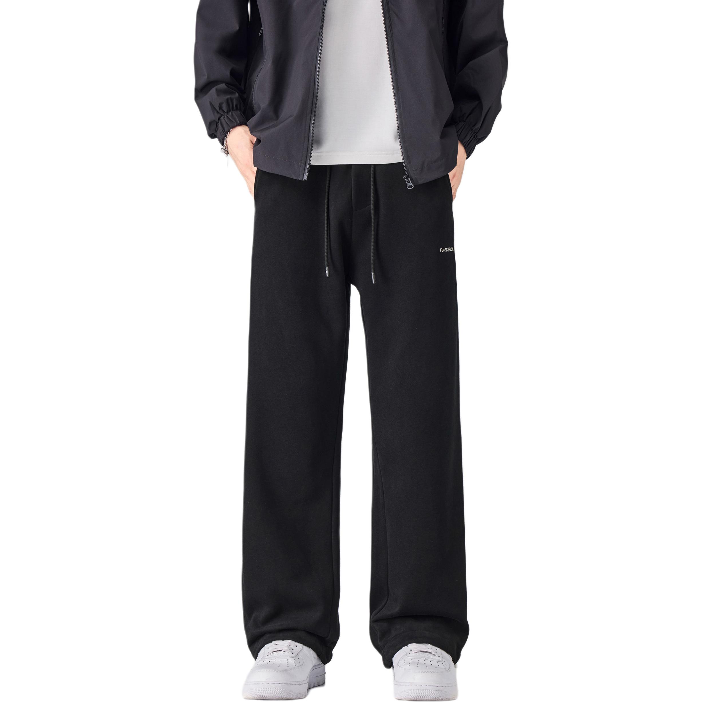 

Чистый крой повседневные брюки unisex FUERZA, черный