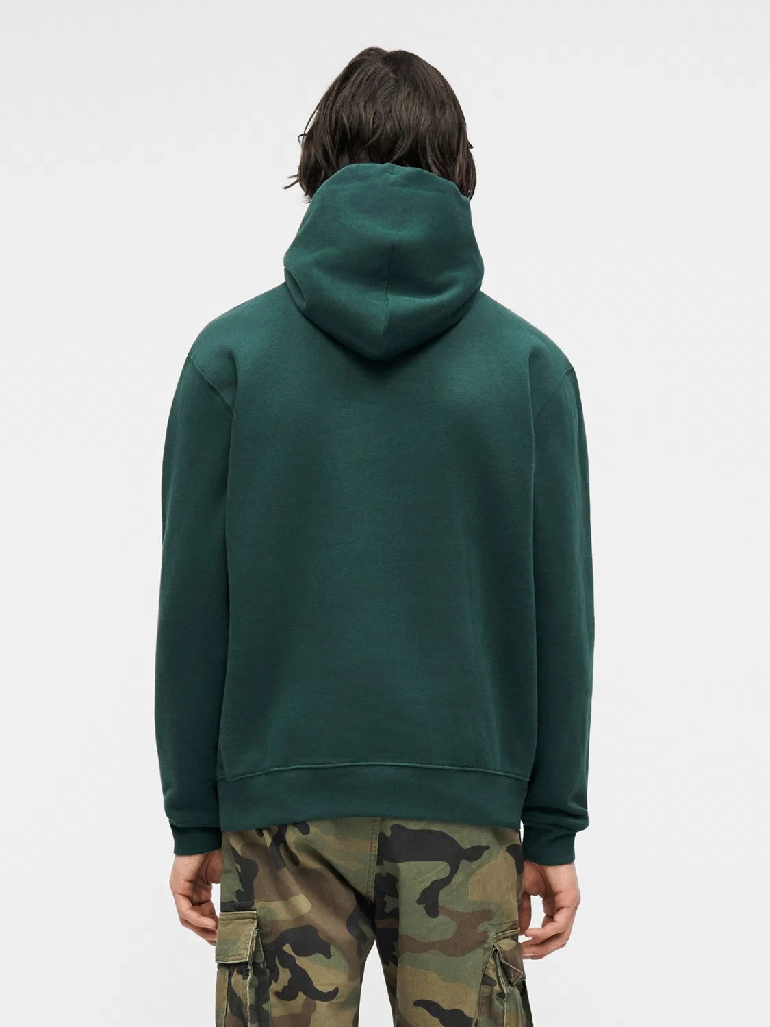 Толстовка Gap темно-зеленого цвета — фото 3