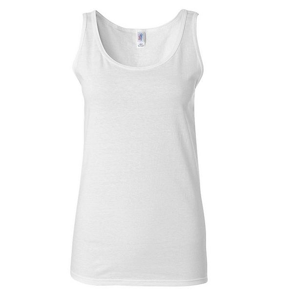 

Футболка-майка Gildan Ladies Soft Style Floso, White
