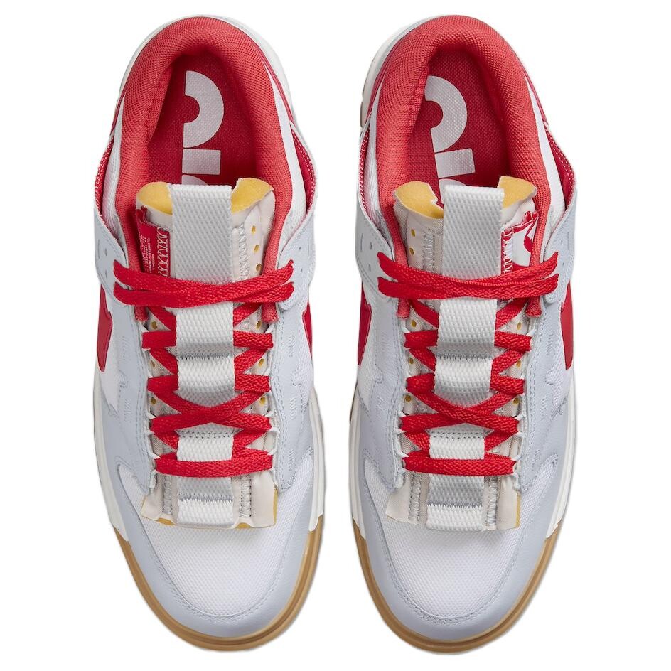 Мужские кроссовки Nike Air Dunk Jumbo White/Red — фото 3