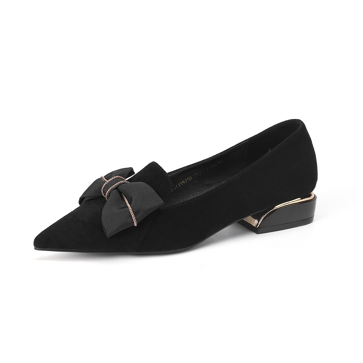 

Туфли женские повседневные Women's Casual Shoes Women's Low-Top Black Safiya