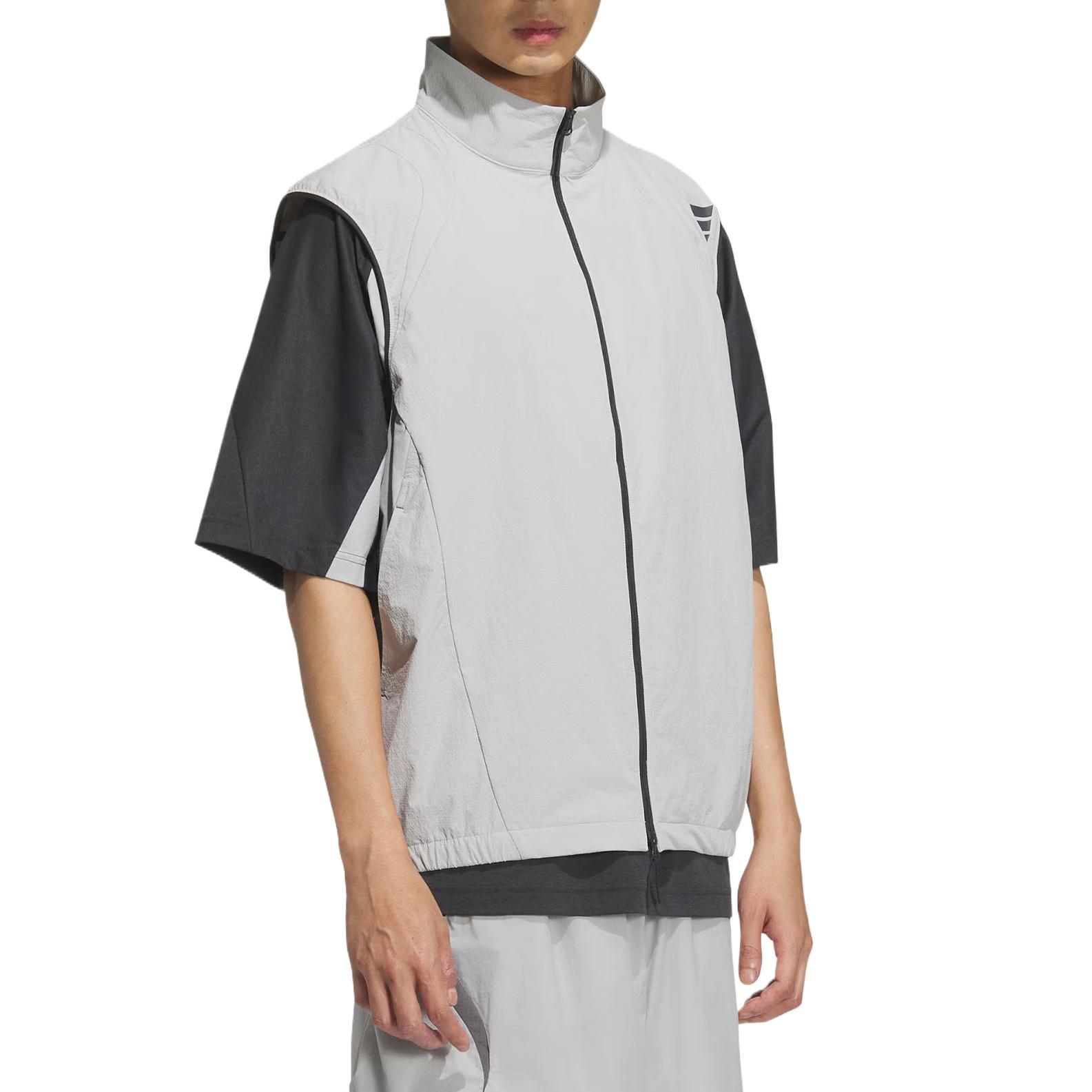Adidas Футболка FOS FUTURE STYLE мужская светло-серая, Light Gray — фото 2