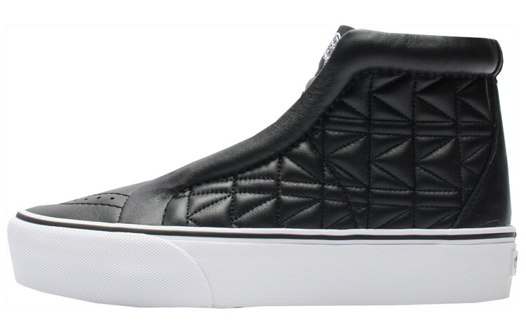 Кроссовки Vans Sk8-Hi Laceless Platform Karl Lagerfeld Quilt Black