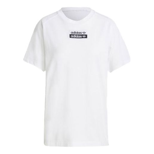 

Футболка (WMNS) adidas originals Casual Sports Round Neck Short Sleeve White T-Shirt H06773