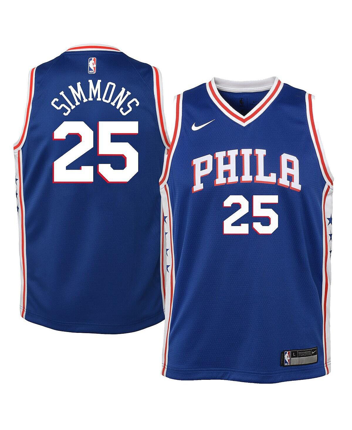 

Джерси Бена Симмонса Philadelphia 76ers Icon Swingman, Big Boys (8-20) Nike