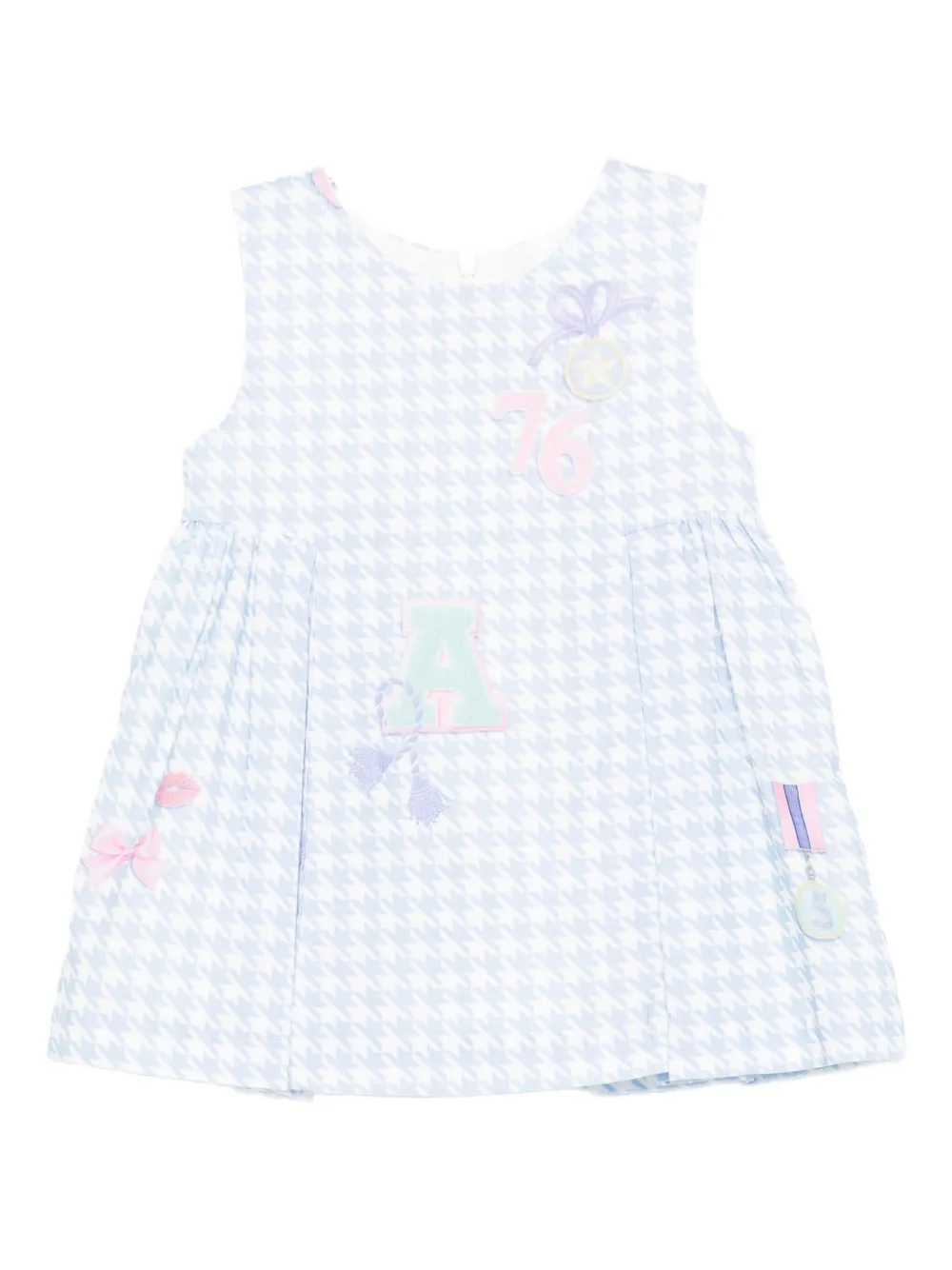 

Платье в ломаную клетку Lapin House, белый