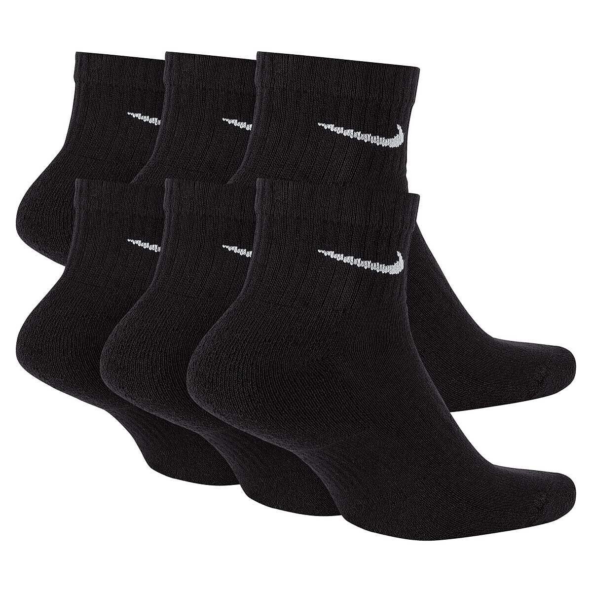 

Носки U NK Everyday Cushioned Ankle Socks (6 пар) Nike, черно-белый