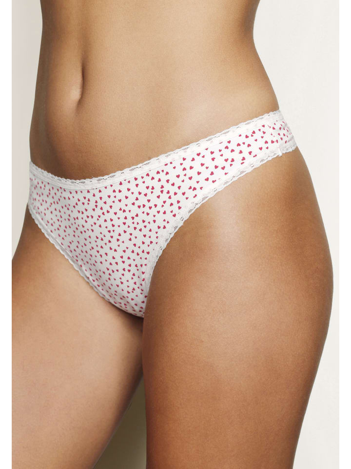

Стринги LASCANA, цвет creme, grau, schwarz, rot