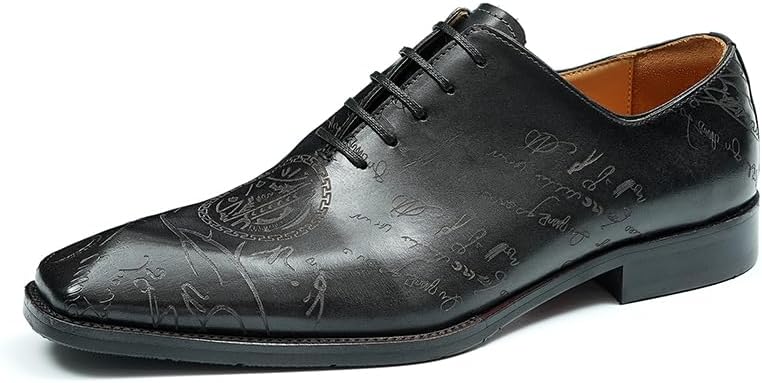 

Мужские оксфорды Neufboissee из кожи с брогированием, серый