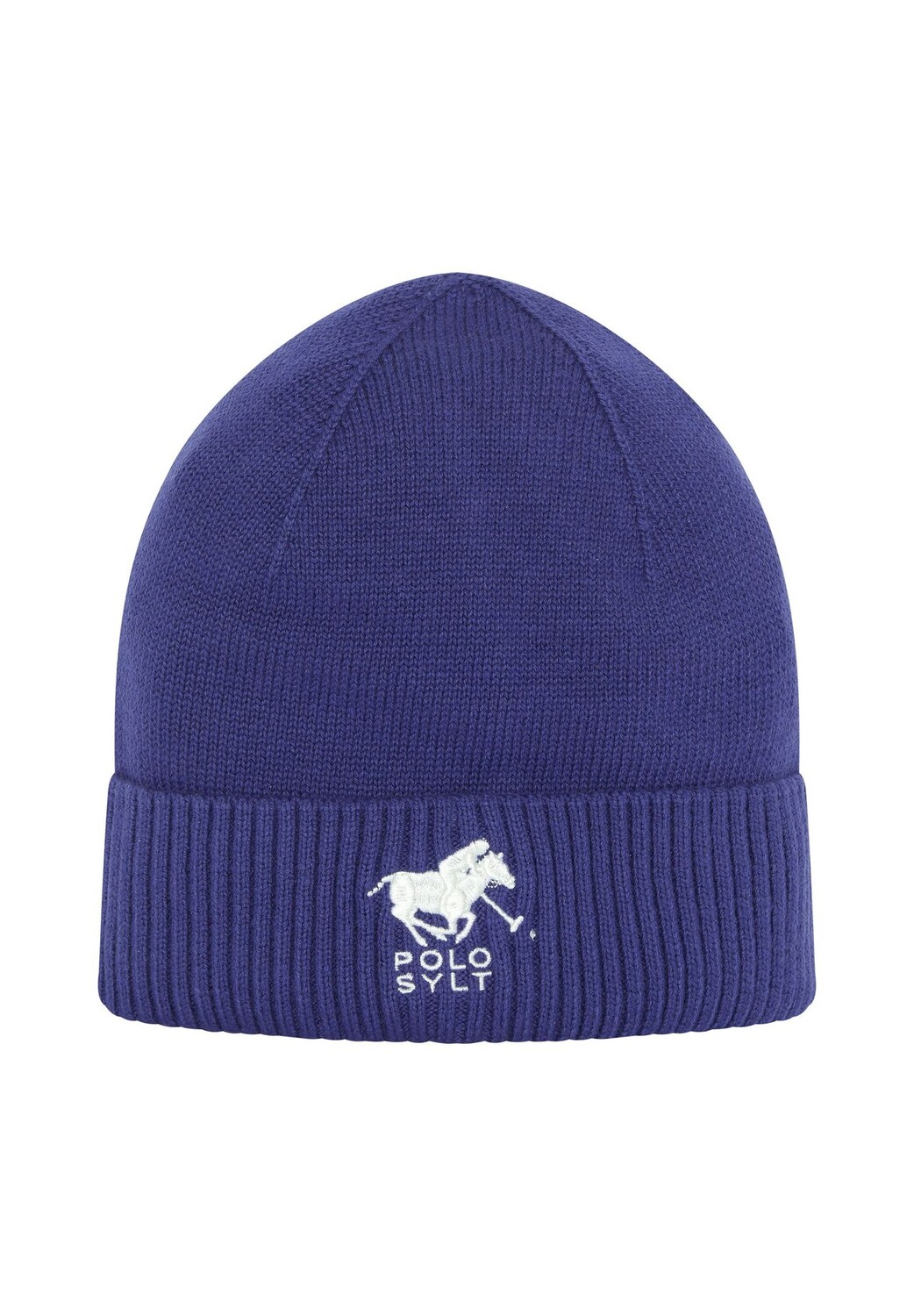 

Шляпа с вышивкой-лейблом и ребристым краем по краю POLO SYLT, цвет Navy Blue Oso