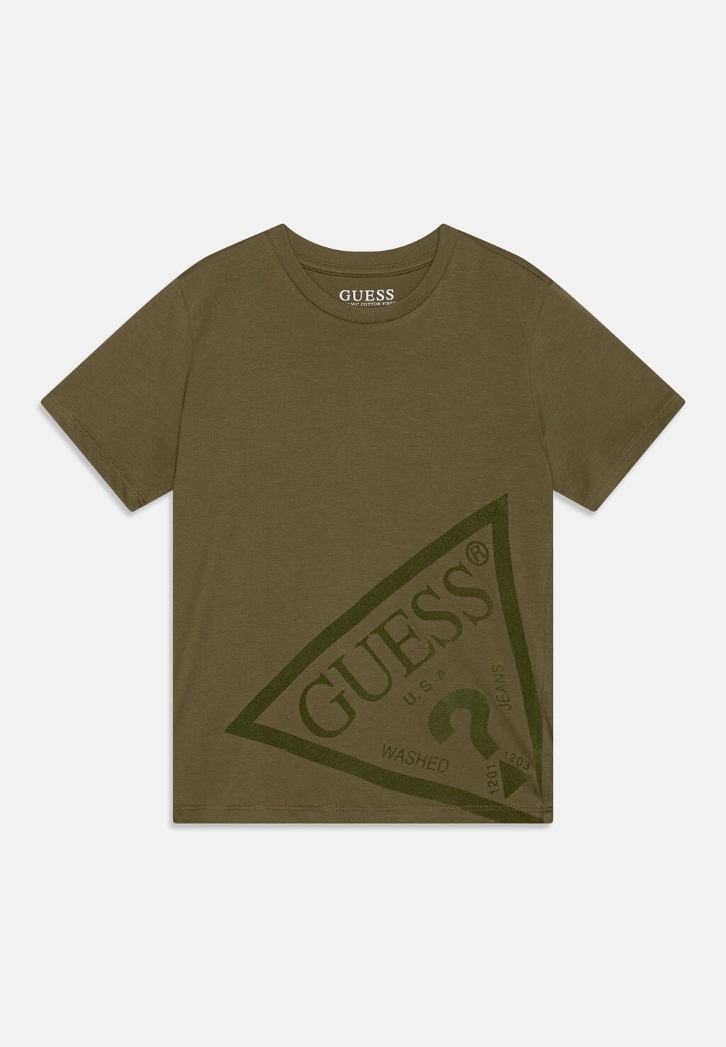 

Футболка JUNIOR BOY Guess, темно-зеленый