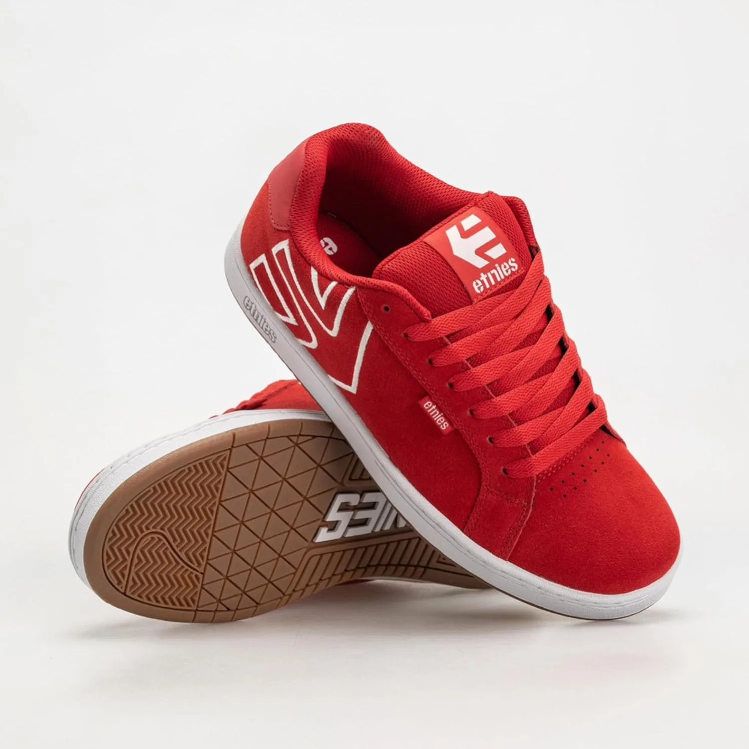 Кроссовки Fader Etnies, Red White Gum — фото 3