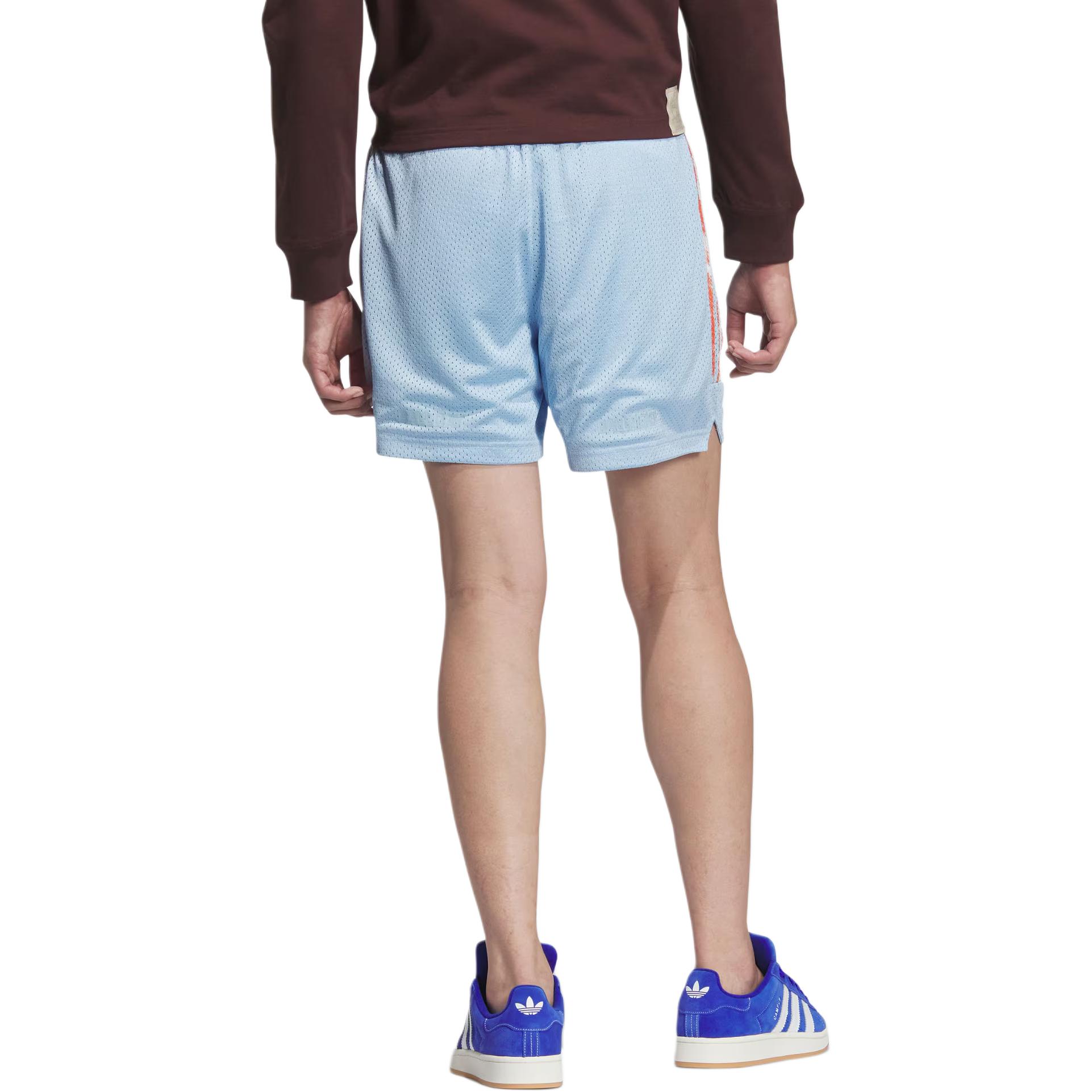 Мужские баскетбольные шорты SS24 розовые голубые Adidas — фото 4