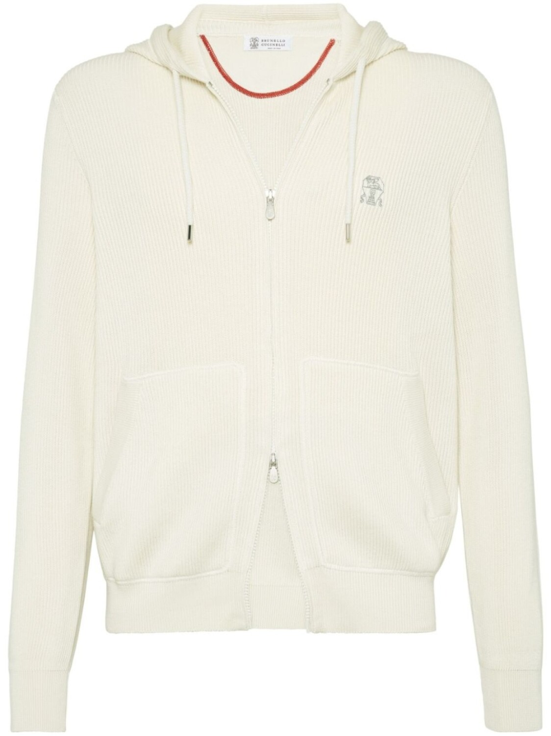 

Brunello Cucinelli худи в рубчик, нейтральный