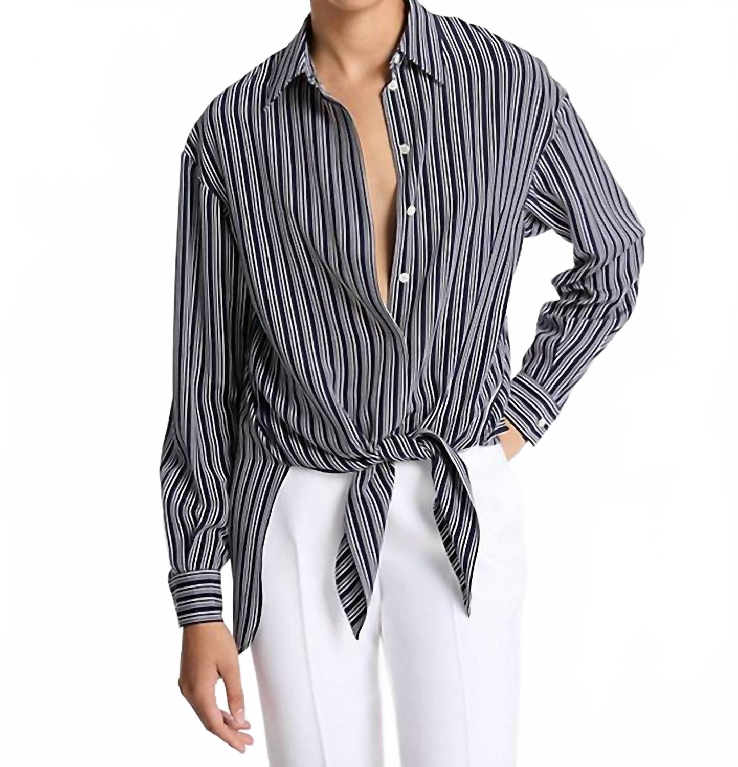 

Рубашка с запахом Maritime-Optic White Michael Kors