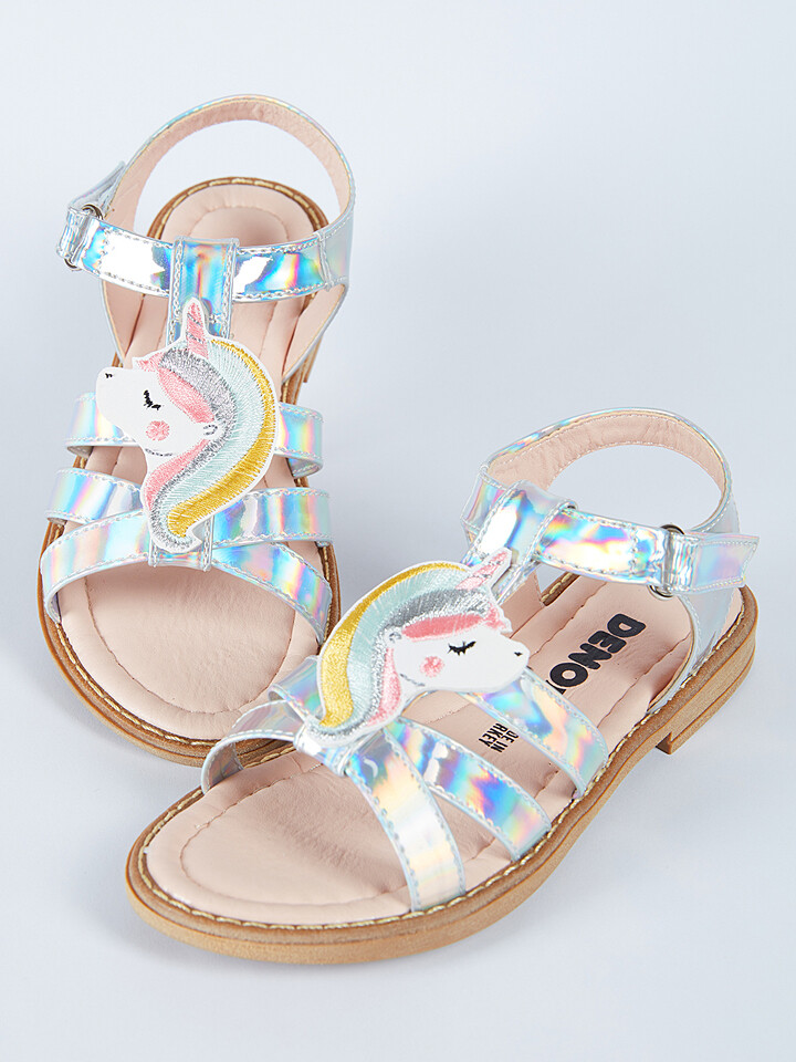 

Сандалии Denokids Unicorn, цвет Silber/Bunt