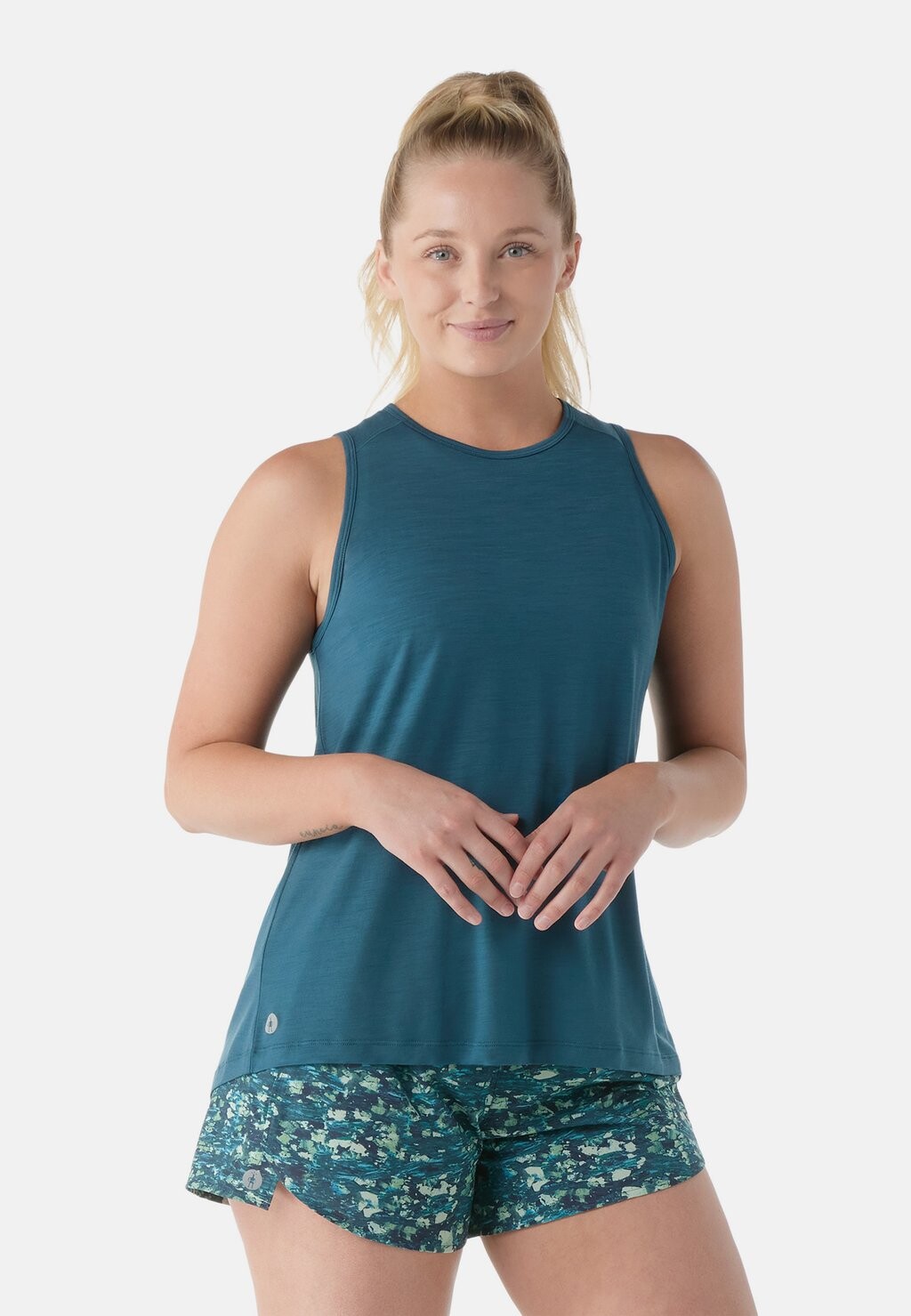 

Топ ACTIVE ULTRALITE HIGH NECK Smartwool, цвет twilight blue