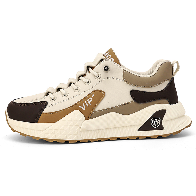 

Boogie Bear Амортизирующие, износостойкие, дышащие, легкие, увеличивающие рост низкие кеды мужские бежево-коричневые, цвет Beige Brown