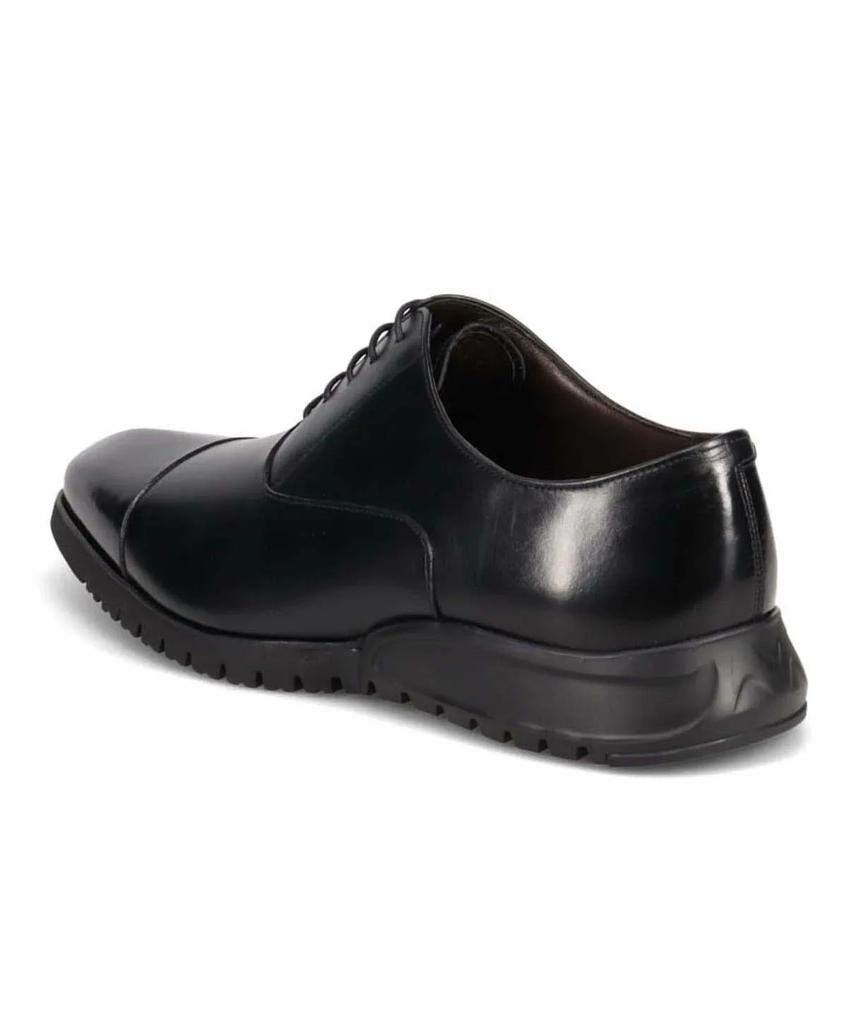 Реабилитационные туфли Madras, туфли Inner Wing Straight Tip Dress Shoes. Madras, black — фото 3