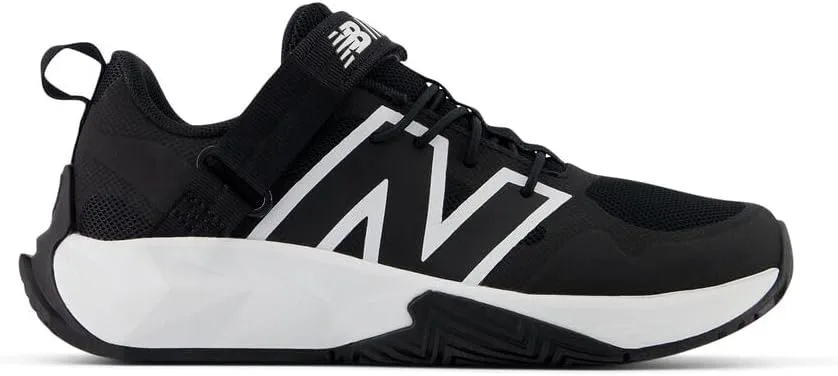 Детские кроссовки New Balance FuelCell Play V1 с застежкой-липучкой, черно-белый — фото 4