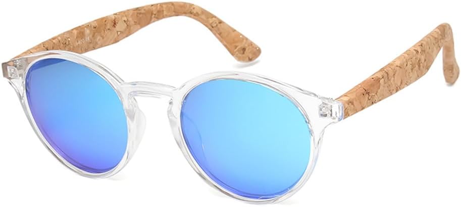 

Модные круглые поляризованные солнцезащитные очки с текстурой дерева для мужчин и женщин, винтажные дизайнерские солнцезащитные очки для вождения, рыбалки, с защитой от УФ-излучения UV400 UJNHGQ, C5