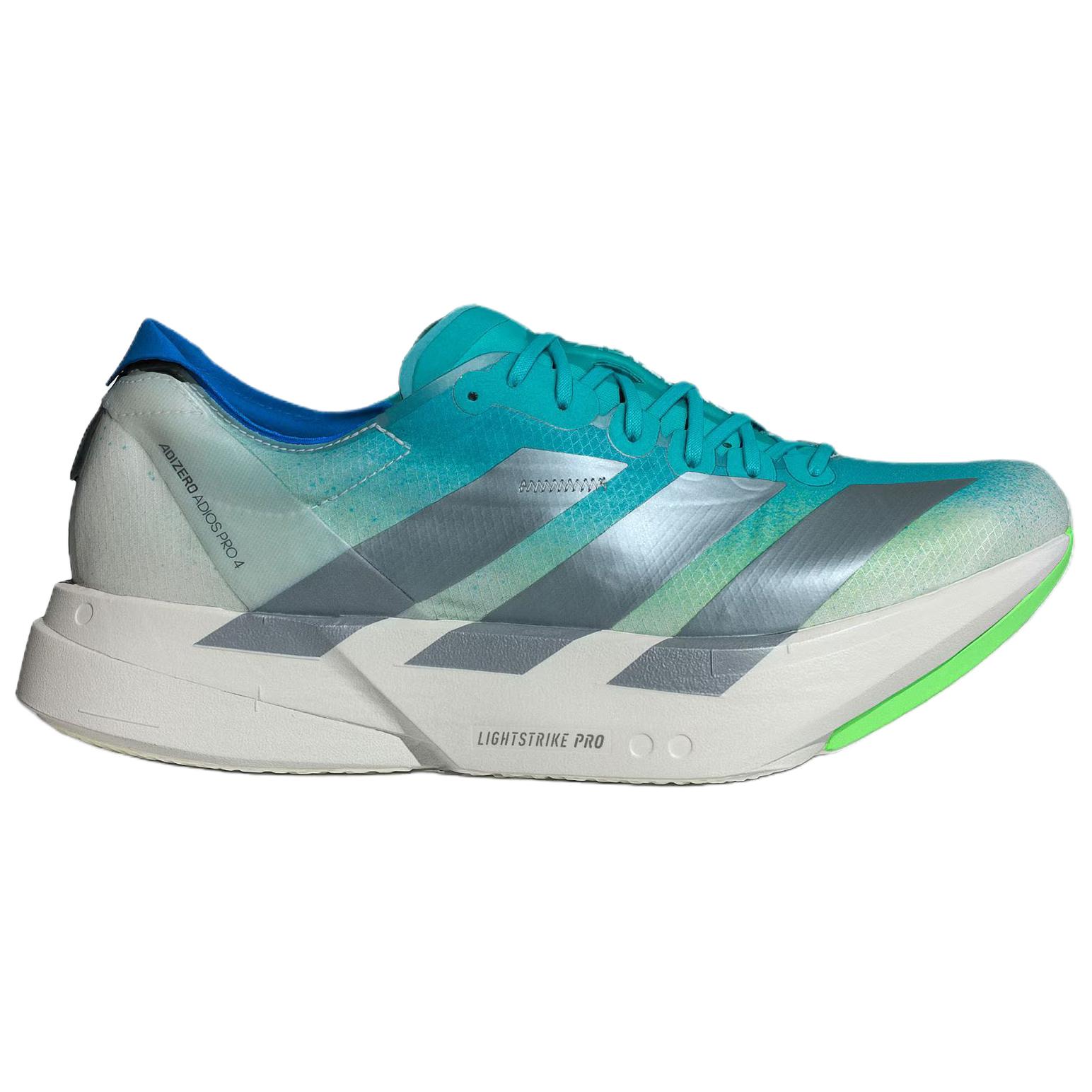 Adidas Adizero Adios Pro 4 Racing кроссовки для бега мужские Aqua Green — фото 3