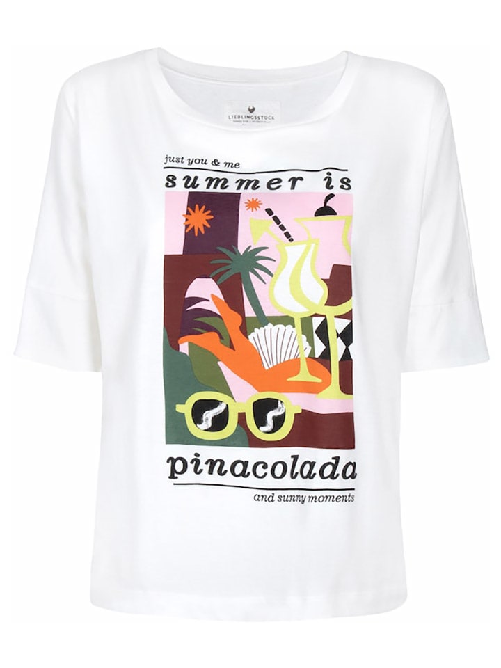 

LIEBLINGSSTÜCK Белая футболка "Дачина", Белый, LIEBLINGSSTÜCK Белая футболка "Дачина"