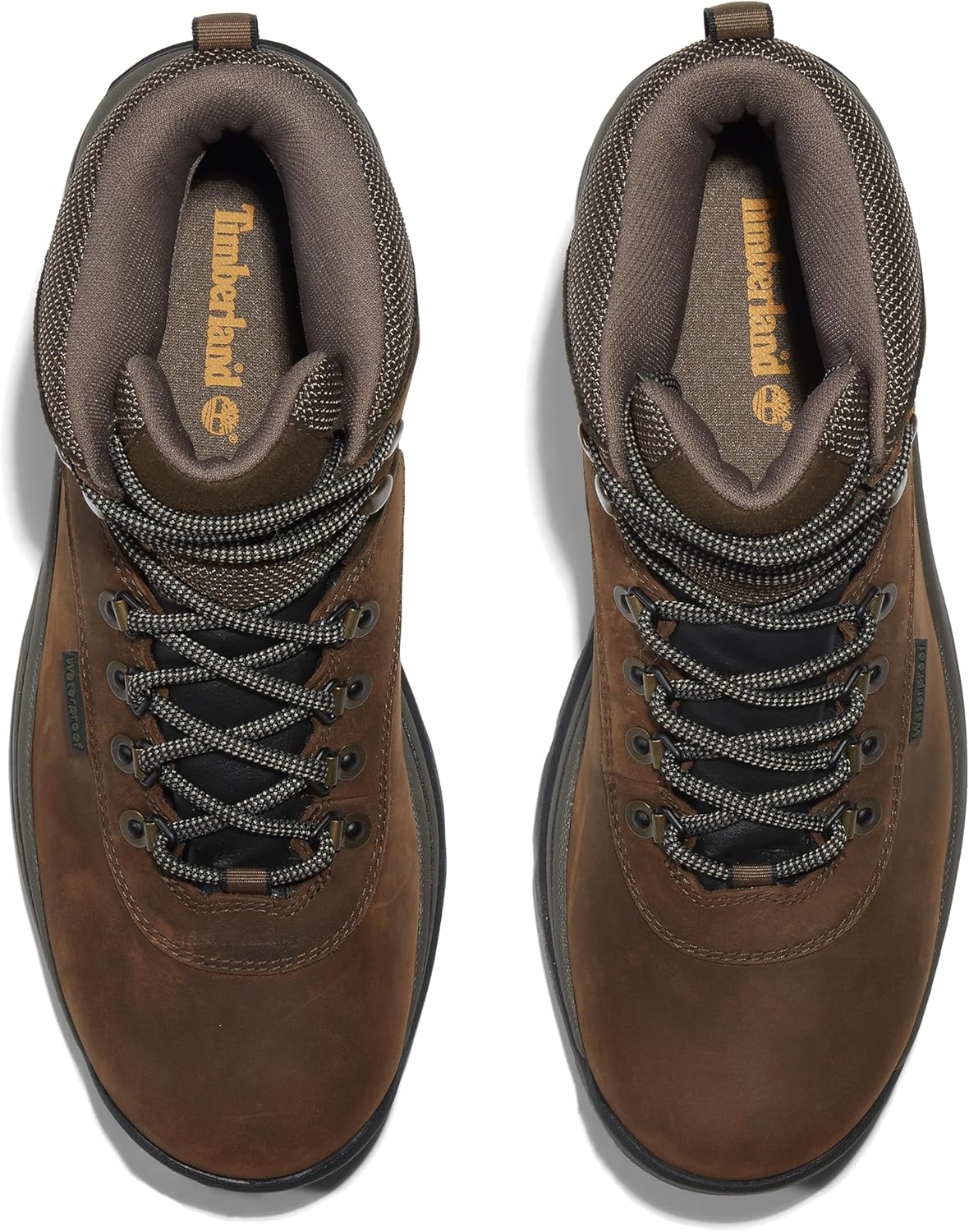 Timberland мужские White Ledge Mid Waterproof походные ботинки, Brown-2024 New — фото 4