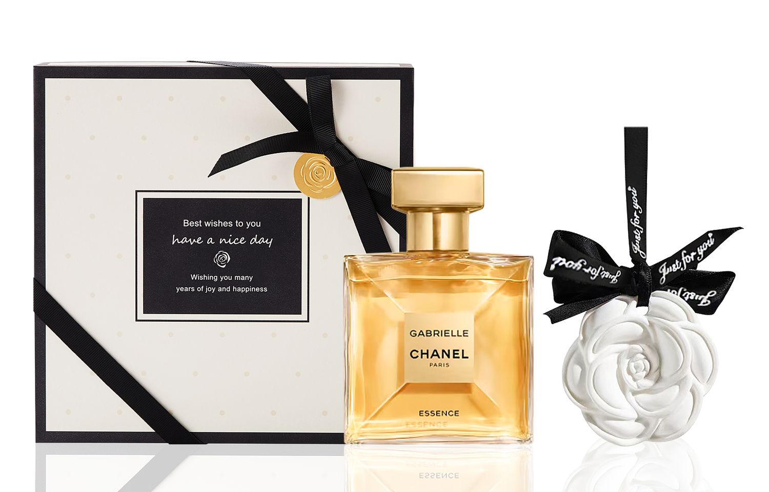 Набор подарочный Chanel: парфюмерная вода Gabrielle Essence 50 мл и ароматический диффузор — фото 3