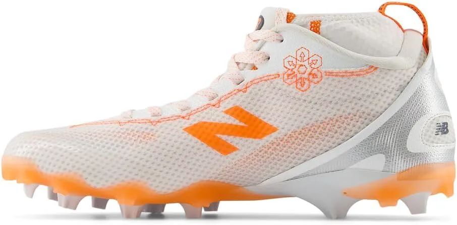 Мужские кроссовки для лакросса New Balance Freezelx V5, белый/оранжевый — фото 2